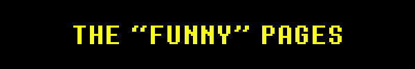 THE 'FUNNY' PAGES