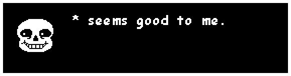 sans: seems good to me.