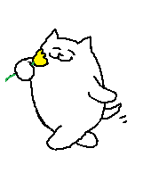 Picture of a dog smelling a flower pleasantly